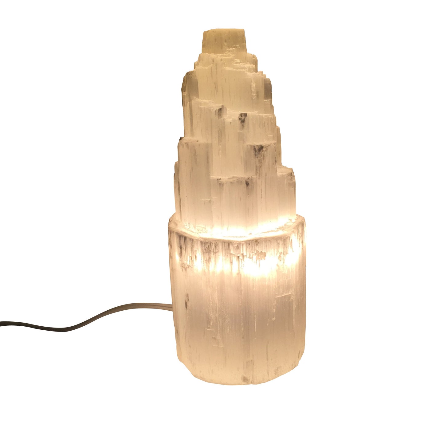 Selenite Skyscraper Lamp Small Prime